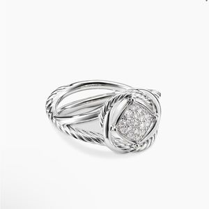DAVID YURMAN Infinity Ring with Diamonds, 13mm